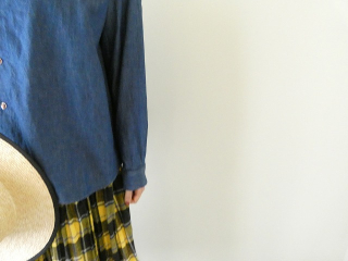 OUVERT(ウーヴェル) 5.5oz ムラ糸デニムラウンドカラーシャツの商品画像22