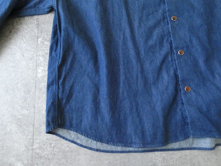 OUVERT(ウーヴェル) 5.5oz ムラ糸デニムラウンドカラーシャツの商品画像25