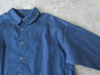 OUVERT(ウーヴェル) 5.5oz ムラ糸デニムラウンドカラーシャツの商品画像27