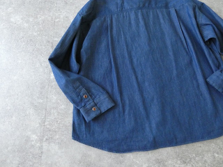 OUVERT(ウーヴェル) 5.5oz ムラ糸デニムラウンドカラーシャツの商品画像30