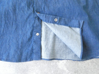 OUVERT(ウーヴェル) 5.5oz ムラ糸デニムラウンドカラーシャツの商品画像31