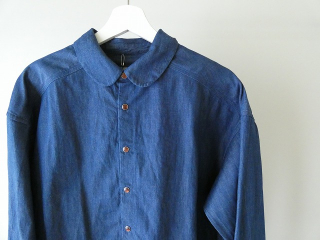 OUVERT(ウーヴェル) 5.5oz ムラ糸デニムラウンドカラーシャツの商品画像33