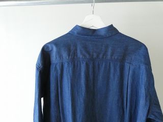 OUVERT(ウーヴェル) 5.5oz ムラ糸デニムラウンドカラーシャツの商品画像34