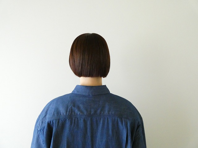 OUVERT(ウーヴェル) 5.5oz ムラ糸デニムラウンドカラーシャツの商品画像8