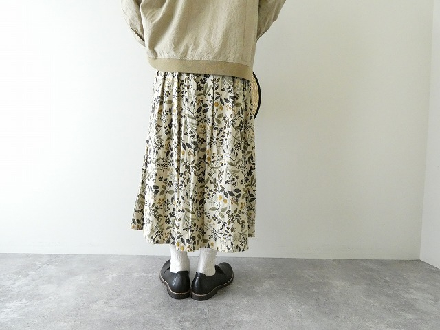 ina(イナ) ビエラ起毛切替タックスカートの商品画像9