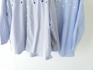 NATURAL LAUNDRY(ナチュラルランドリー) 先染めボーダーワイド刺繍シャツの商品画像14