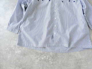 NATURAL LAUNDRY(ナチュラルランドリー) 先染めボーダーワイド刺繍シャツの商品画像23