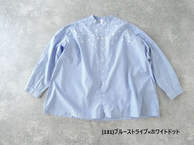 NATURAL LAUNDRY(ナチュラルランドリー) 先染めボーダーワイド刺繍シャツの商品画像27