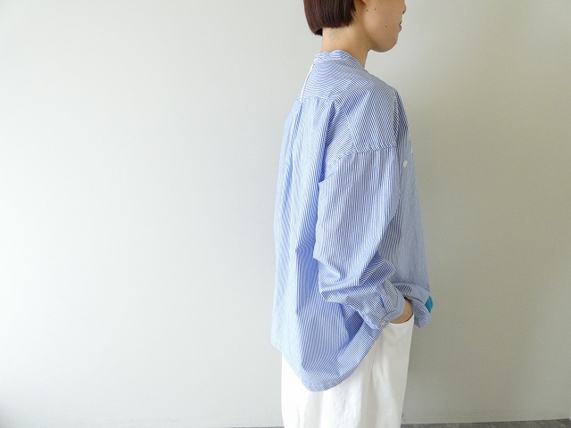 NATURAL LAUNDRY(ナチュラルランドリー) 先染めボーダーワイド刺繍シャツの商品画像7
