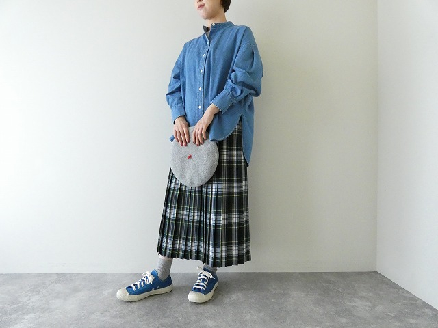 MidiUmi(ミディウミ) タックスリーブデニムシャツの商品画像1