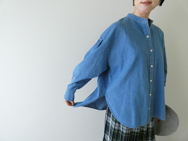 MidiUmi(ミディウミ) タックスリーブデニムシャツの商品画像8