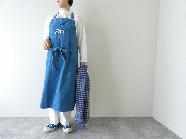 R&D.M(オールドマンズテーラー) INDIGO LIGHT CORDUROY APRONの商品画像1