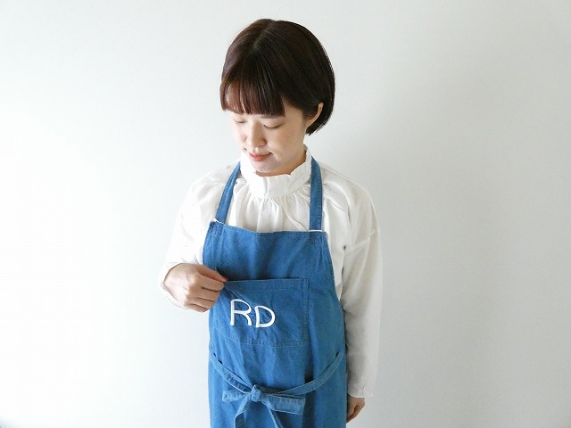 R&D.M(オールドマンズテーラー) INDIGO LIGHT CORDUROY APRONの商品画像5