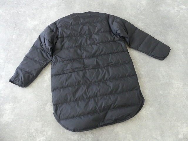 DANTON(ダントン) ノーカラーライトダウンコート ROUND NECK LONG COATの商品画像15