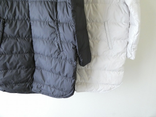 DANTON(ダントン) ノーカラーライトダウンコート ROUND NECK LONG COATの商品画像22