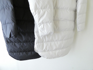 DANTON(ダントン) ノーカラーライトダウンコート ROUND NECK LONG COATの商品画像24