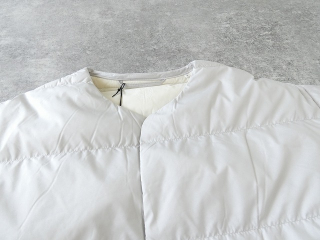 DANTON(ダントン) ノーカラーライトダウンコート ROUND NECK LONG COATの商品画像26