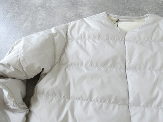 DANTON(ダントン) ノーカラーライトダウンコート ROUND NECK LONG COATの商品画像27