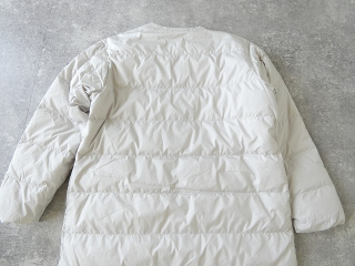 DANTON(ダントン) ノーカラーライトダウンコート ROUND NECK LONG COATの商品画像34