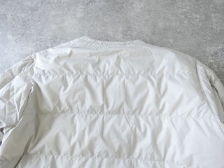 DANTON(ダントン) ノーカラーライトダウンコート ROUND NECK LONG COATの商品画像35