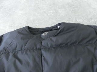 DANTON(ダントン) ノーカラーライトダウンコート ROUND NECK LONG COATの商品画像37