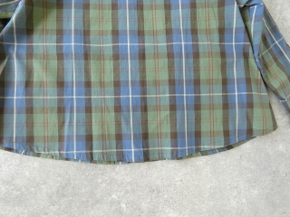 PK グリーンとブルーチェックの羽織りシャツの商品画像28