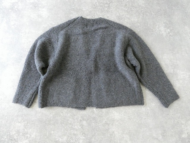 prit(プリット) ブークレ編みワンボタンカーディガンの商品画像13