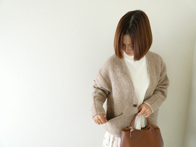prit(プリット) ブークレ編みワンボタンカーディガンの商品画像4
