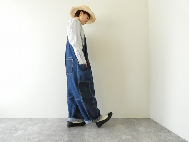 tumugu(ツムグ) 10ozデニムサロペットの商品画像10