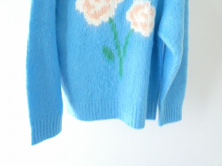 CHILD WOMAN(チャイルドウーマン) 花モチーフ起毛インターシャプルオーバーの商品画像22