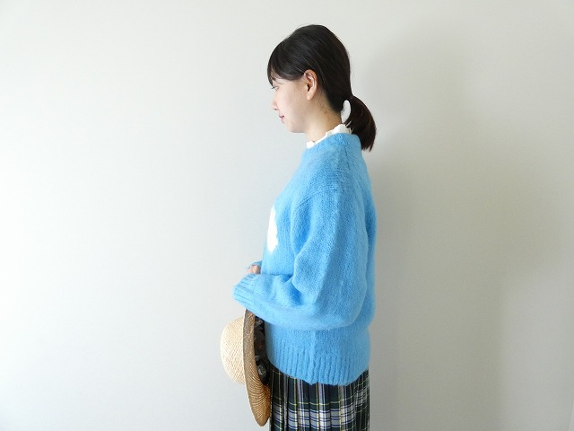 CHILD WOMAN(チャイルドウーマン) 花モチーフ起毛インターシャプルオーバーの商品画像8