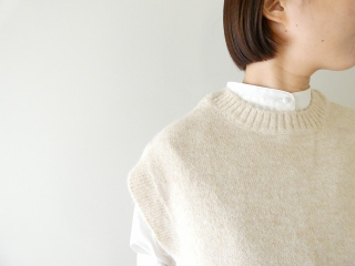 shs リューズニット ショート丈トップスにもなる2WAYベストの商品画像23