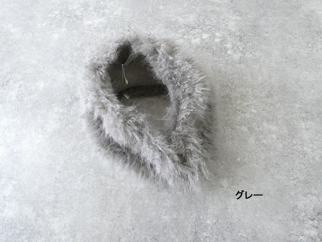 shs 首元が華やかになるシャギーファーのミニマフラーの商品画像42
