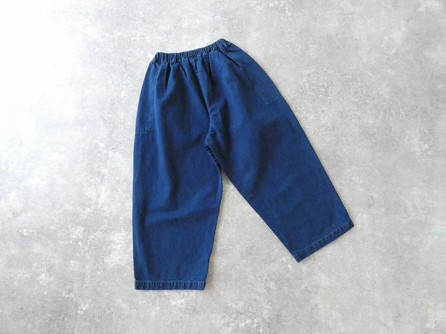 homspun(ホームスパン) 10オンスデニムギャザーパンツ ブリーチブルーの商品画像10