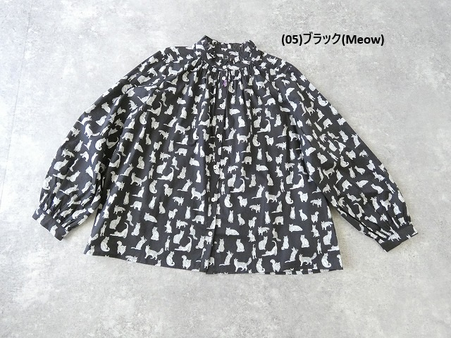 sosotto(ソソット) リバティタナローンフリル衿ゴムシャーリングブラウスの商品画像42