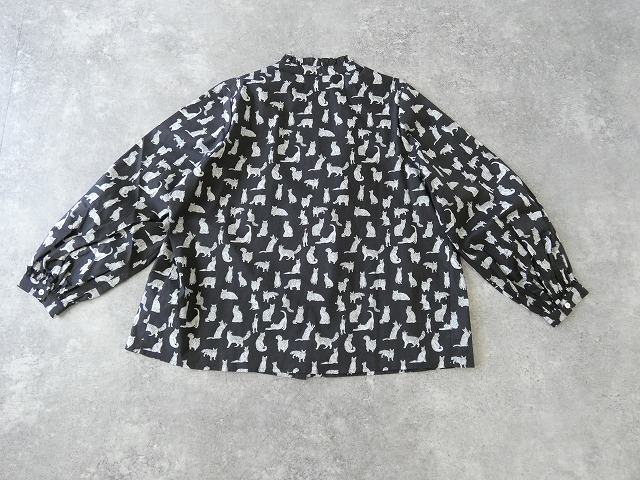 sosotto(ソソット) リバティタナローンフリル衿ゴムシャーリングブラウスの商品画像43