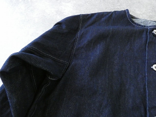NARU 12ozムラデニムノーカラージャケットの商品画像24