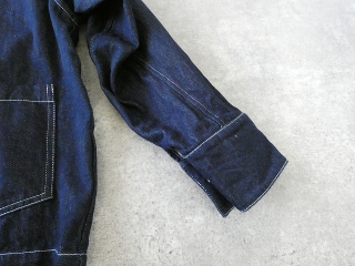 NARU 12ozムラデニムノーカラージャケットの商品画像26