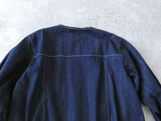 NARU 12ozムラデニムノーカラージャケットの商品画像29