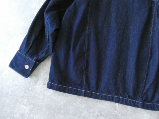 NARU 12ozムラデニムノーカラージャケットの商品画像30