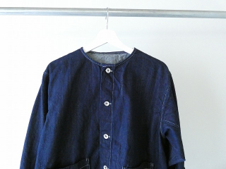 NARU 12ozムラデニムノーカラージャケットの商品画像31