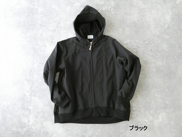 BLUE LAKE MARKET(ブルーレイクマーケット) コットンナイロンブロークンピーチフーディジップアップブルゾンの商品画像42