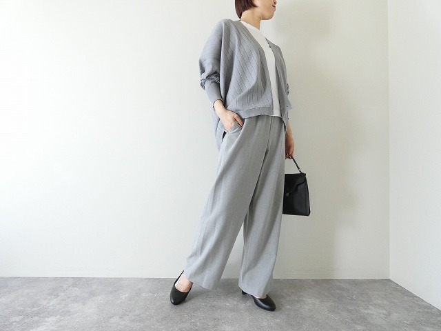 DONEEYU(ドニーユ) カシミヤタッチ両面起毛ドロストパンツの商品画像1