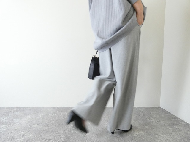 DONEEYU(ドニーユ) カシミヤタッチ両面起毛ドロストパンツの商品画像4