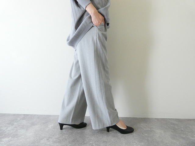 DONEEYU(ドニーユ) カシミヤタッチ両面起毛ドロストパンツの商品画像6