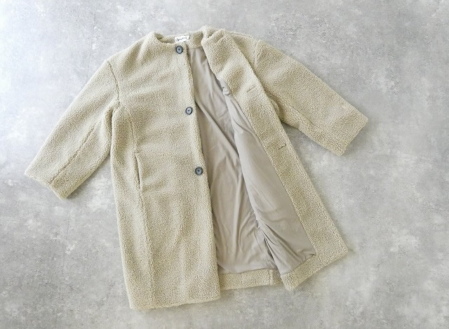 Gymphlex(ジムフレックス) ライトボア ノーカラーコートの商品画像11