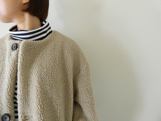 Gymphlex(ジムフレックス) ライトボア ノーカラーコートの商品画像21