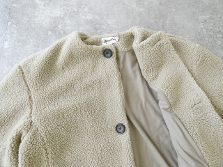 Gymphlex(ジムフレックス) ライトボア ノーカラーコートの商品画像36