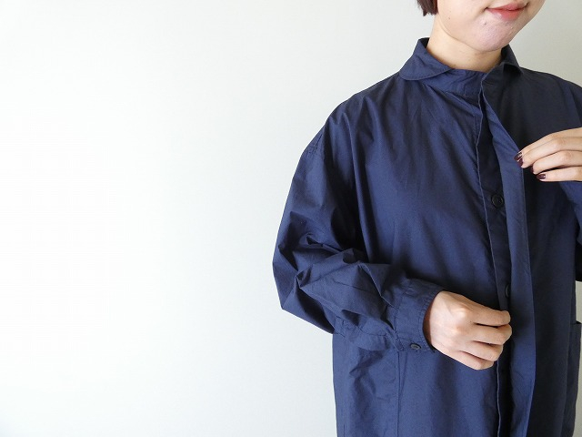 LOLO(ロロ) 定番型前開き比翼ビックシャツワンピースの商品画像3