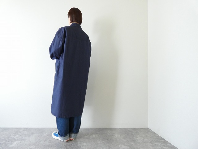 LOLO(ロロ) 定番型前開き比翼ビックシャツワンピースの商品画像9